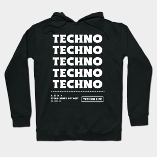 TECHNO  - x5 Hoodie